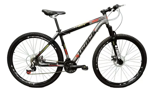 Bicicleta Tk3 Track Troy 29 Mountain Bike Aro 29 Cor Grafite/Preto Tamanho do quadro 17.5