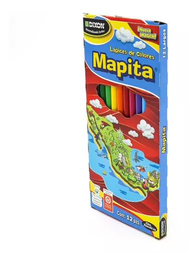  Lapices De Colores Mapita   Piezas