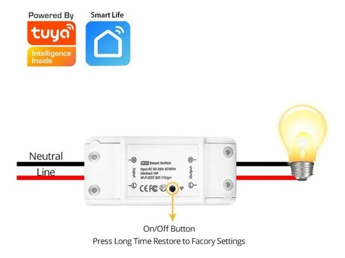 Smart Switch Wifi Google Home Alexa Smartlife