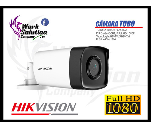 Cámaras Seguridad Exterior It3f Kit 5 Hikvision Full Hd 2tb