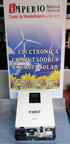 Imagen 8 de 8 de Gh-1600 Kit Inversor Generador Planta Híbrida Panel Solar 24