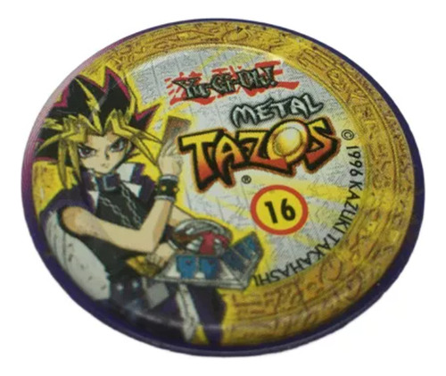 Tazo Metal- Yu-gi-oh! Cavaleiro Feroz- Número 16- Elma Chips (Usado)