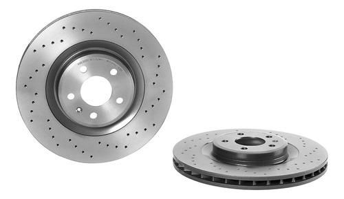 Discos Brembo Xtra Audi Q5  3.2 Fsi Quattro 09-11 Del Par