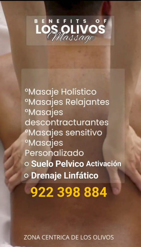 Masajes Relajantes Holisticos Drenaje Linfático.