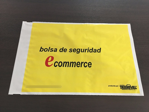 Imagen 2 de 7 de Sobre Bolsa Ecommerce Alta Seguidad Void Bicapa 30x44cm X100