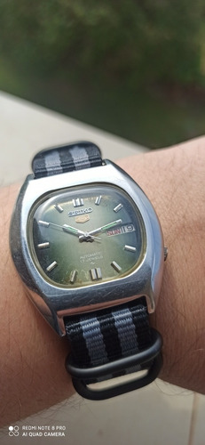 Magnífico Seiko 7009-5070 Verde Oliva Fab. Janeiro De 1988