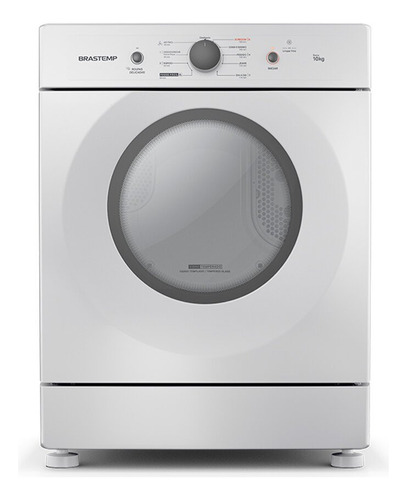 Secadora De Roupa Brastemp 10kg Piso Bsr10bb Branca Cor Branco 220V