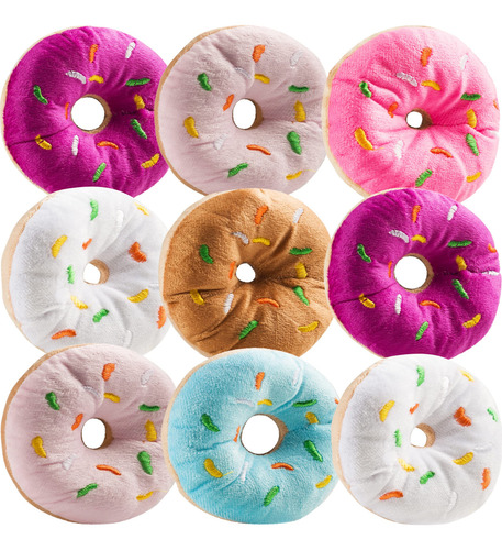 Almohada De Peluche Con Forma De Donut Bedwina, Paquete De 1