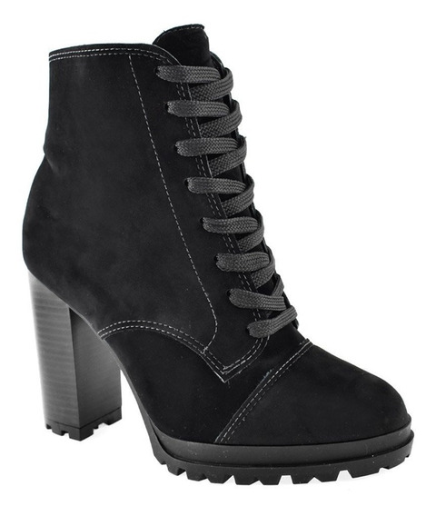 Bota Preta Vizzano Camurca - Sapatos com o Melhores Preços no Mercado Livre Brasil