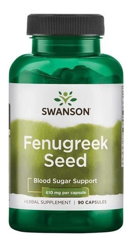Fenugreek Seed Fenogreco  610mg/90cap Swanson