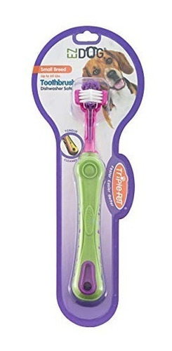 Ez Perro 3-sided Cepillo De Dientes Para Perros Pequeños | A