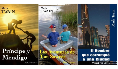 Lote X 3 Libros - Mark Twain 