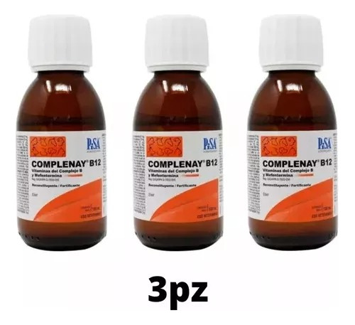 Vitaminas Pisa Complenay B-12 De 100 Ml **combo 3 Pzs**