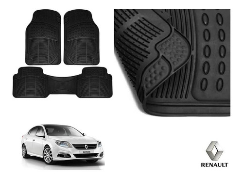 Tapetes Uso Rudo Renault Safrane 2013 Rubber Black Original