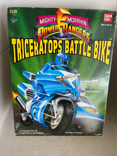 Power Ranger Bandai Triceratops Battle Bike Azul