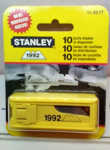 Hojilla  Repuesto Stanley  Modelo 11-921t Paquete 10 Hojilas