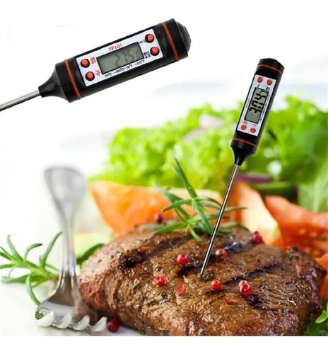 Imagen 2 de 7 de Termometro Para Horno Termometro Cocina Digital Carne Termom