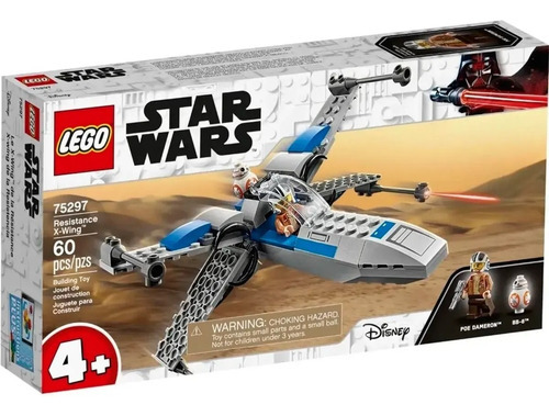 Lego Star Wars Nave X-wing Luz Jedi Fuerza De La Resistencia