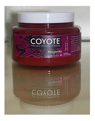 Imagen 1 de 2 de Tinta Para Grabado Coyote, Presentación De 200 Gramos