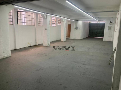 Galpão Para Alugar, 120 M² Por R$ 2.900,00/mês - Mooca - São Paulo/sp - Ga0004