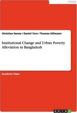 Libro Institutional Change And Urban Poverty Alleviation ...