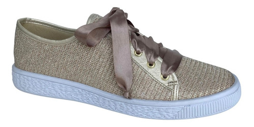 Imagen 3 de 10 de Tenis Para Mujer Felipe Rentería Sneaker Moda Casual