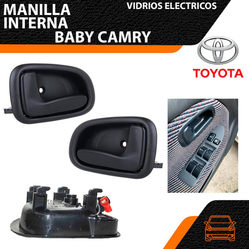 Manilla Interna Derecha Corolla Baby Camry Vidrios Electrico