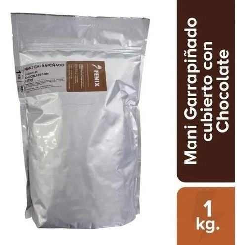 Mani Garrapiñado Bañado En Chocolate Con Leche Fenix 1 Kg.