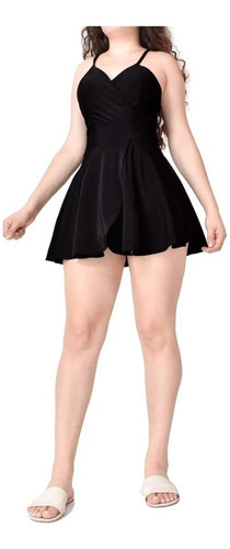 Jumper Vestido Falda Short Mujer Dama Casual