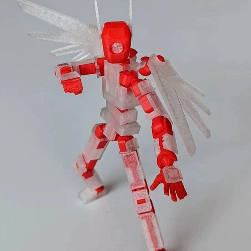 Lucky Dummy T13 Figure, Robot Multiarticulado Impreso 3d