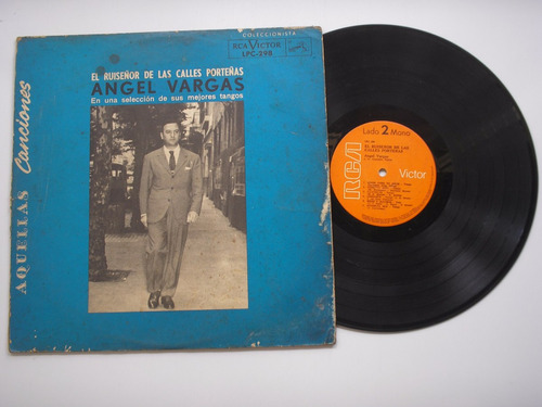 Lp Vinilo Angel Vargas Seleccion De Sus Mejores Tangos