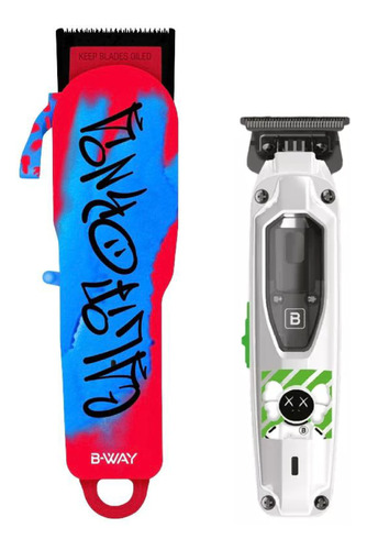 Maquina Clipper California + Trimmer T-pro B-way