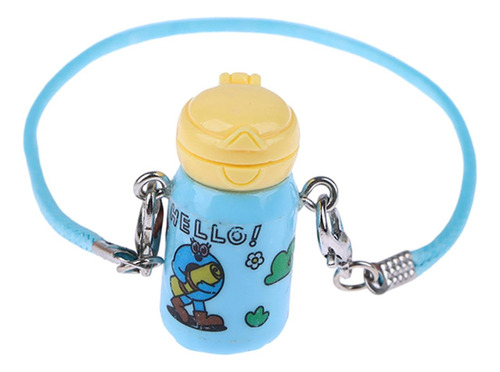 Botella De Agua En Miniatura Para Casa De Muñecas, Azul