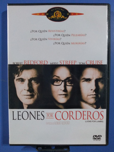 Pelicula Leones Por Corderos Tom Cruise Dvd Original | MercadoLibre