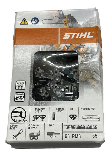 Cadena 55 Eslabones Orig Motosierra Stihl Ms 180 C 180 210