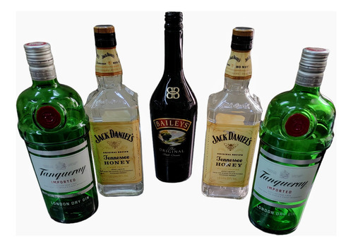 Botellas Para Deco Jack Daniels - Tanqueray - Baileys Usadas