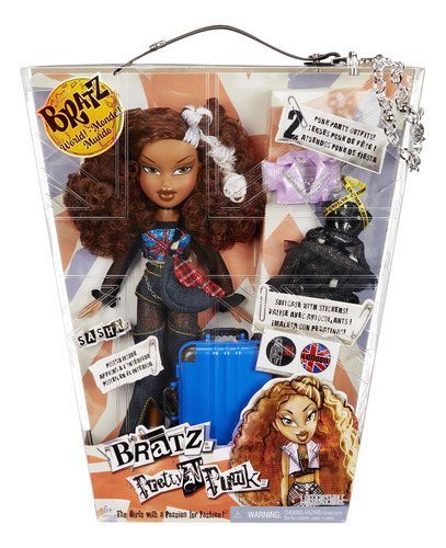 Bratz Bonita ?n? Muñeca De Moda Punk Sasha Con 2 Conjuntos 