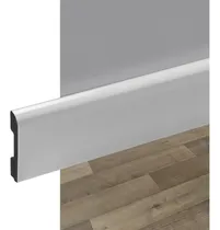 Comprar Zocalo Pvc Eps Plain 2311 7cm Atrim Plata Antihumedad Piso