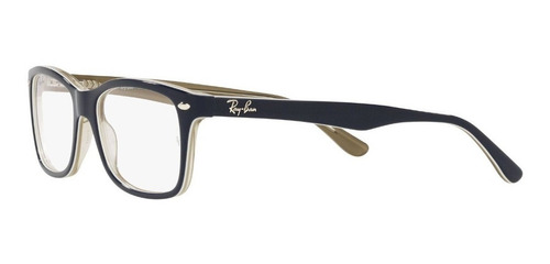 Lentes Ray Ban Oftalmico Rx5228 8119 Azul En Marron Color Azul En Marrón Claro Transparente 8119