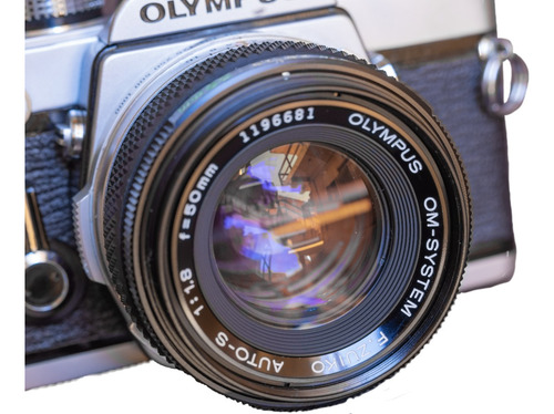 Imagem 5 de 6 de Câmera Analógica Olympus Om-1 + Lente 50mm F/1.8 (revisada)