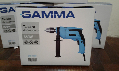 Taladro Percutor 13mm 850w Gamma G1902ar Color Celeste Frecuencia 50 Hz