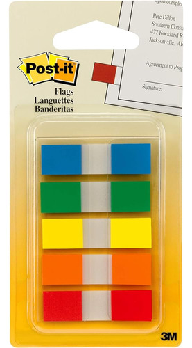 Banderas Postit Con Dispensador Onthego Colores Primarios Su