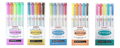 Zebra Mildliner  Zestaw Markerów Tekstowych W 25 Colorach Y