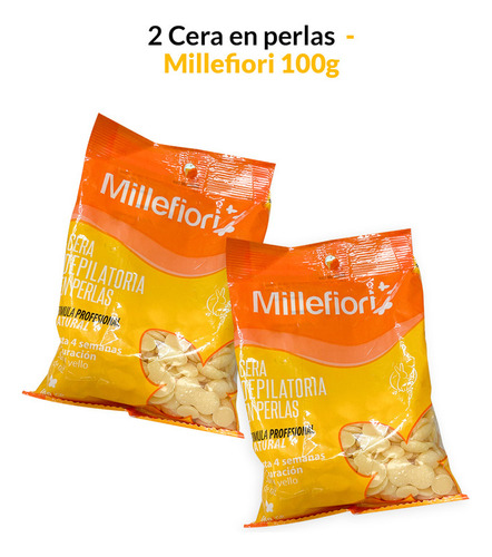 2 Cera En Perlas 100g - Millefiori