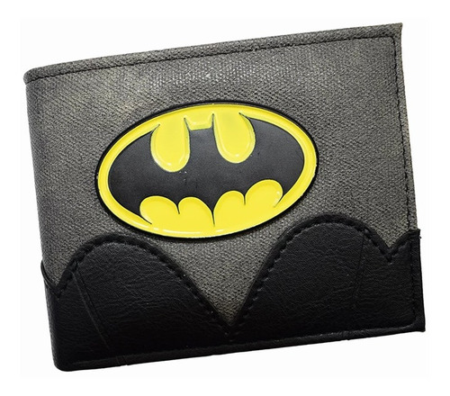 Cartera Batman Logo Metal Nueva