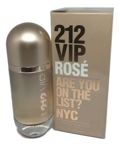 Perfume 212 Vip Rose 50 Ml - Original 