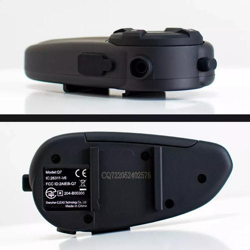 Kit X2 Intercomunicador Casco Moto Ejeas Q7 Bluetooth Gaona