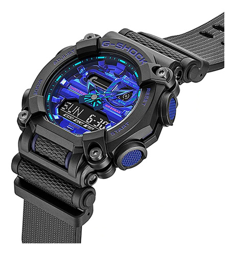 Relógio Casio G-shock Ga-900vb-1adr *virtual Blue