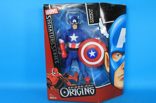 Captain America Spiderman Origins Signature Series Hasbro (Usado)
