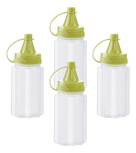 2 Paquete De 2-4 Botellas Pequeñas Exprimibles, 2 Piezas